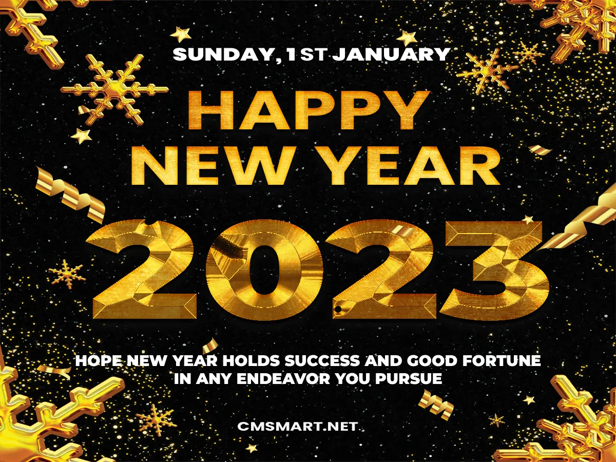 Happy New Year 2023! Let’s make the next 12 months even better with us!